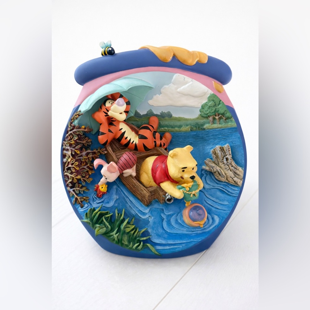 Walt Disney Winnie the Pooh's Hunnypot Adventures Fishin For Fun 3D Plate Tigger